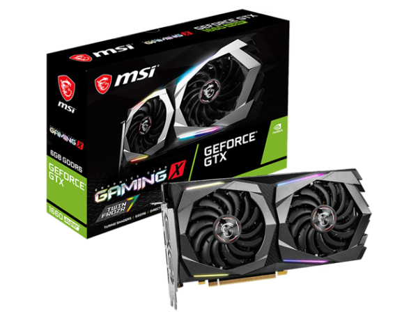 MSI GTX 1660 6GB DDR6 SUPERTM GAMING X