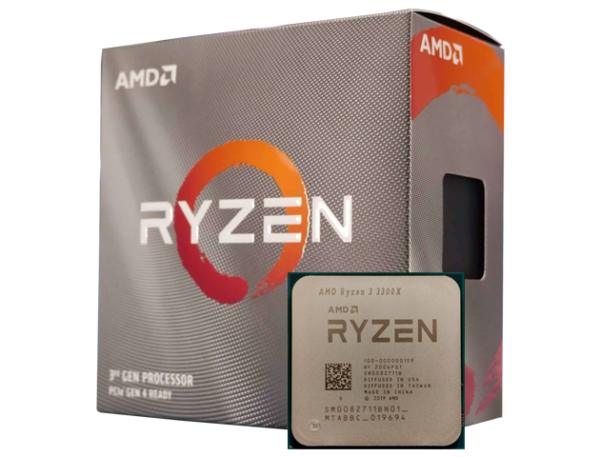 AMD Ryzen 3-3300X, With Wraith Stealth Cooler