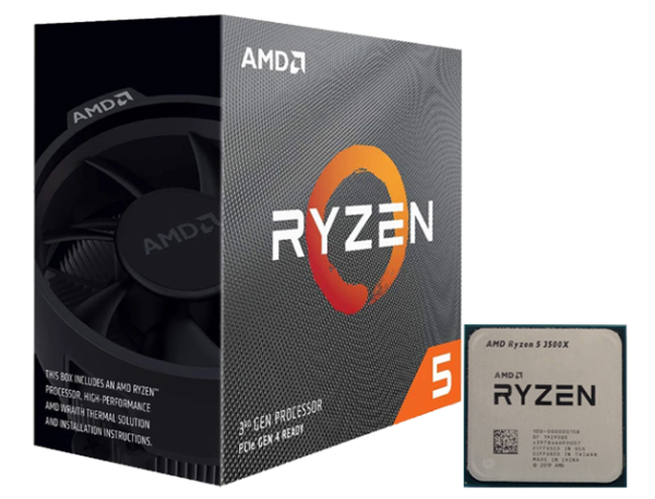 AMD Ryzen 5-3500X, With Wraith Stealth Cooler