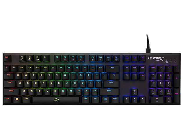 HyperX Alloy FPS RGB Mechanical Gaming Keyboard,Silver Switch-NA Key