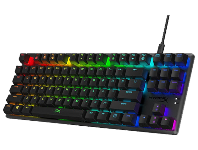 HyperX Alloy Origins Core RGB Mechanical Gaming Keyboard, Red Switch