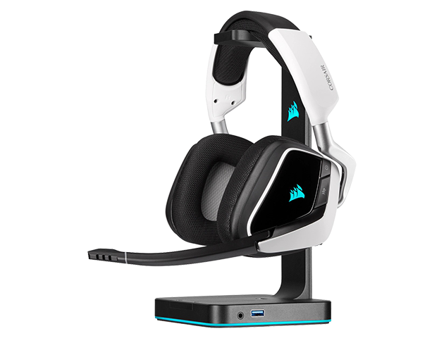 OID RGB ELITE Wireless Premium Gaming Headset, White (AP Version)
