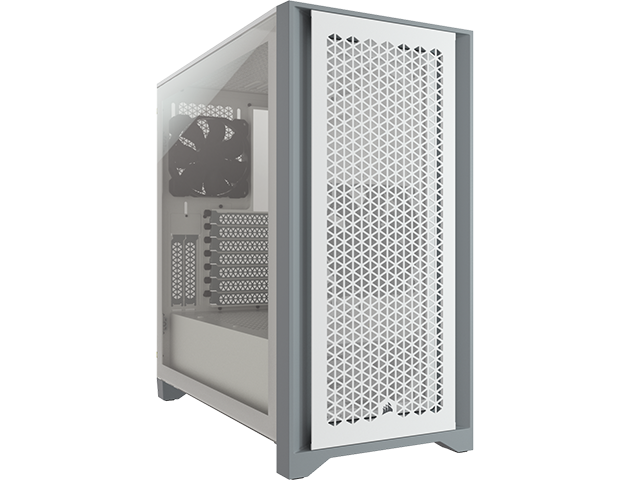 4000D Airflow Tempered Glass Mid-Tower, White - Image 2