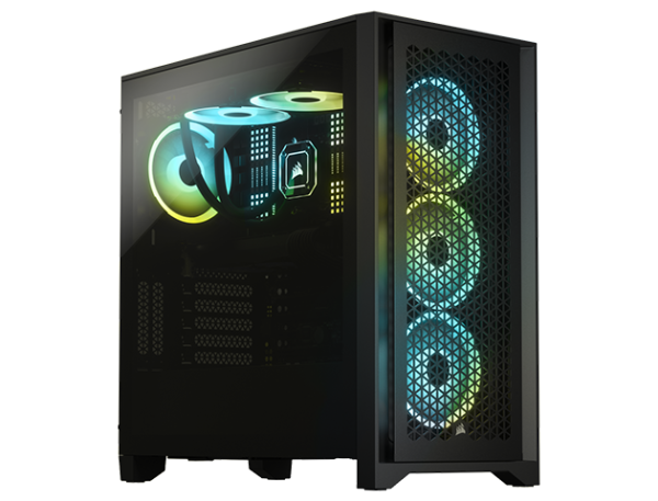 4000D Airflow Tempered Glass Mid-Tower, Black