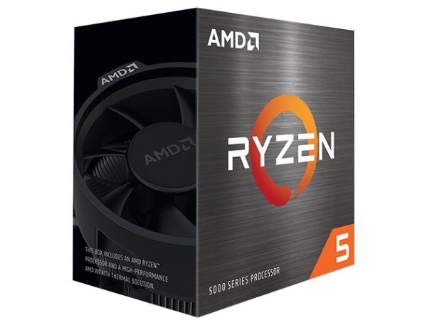 AMD Ryzen 5-5600X, With Wraith Stealth Cooler