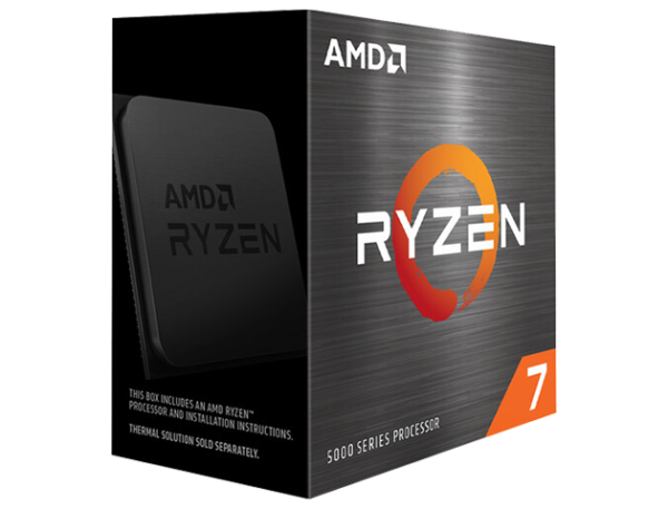 AMD Ryzen 7-5800X, Cooler not included