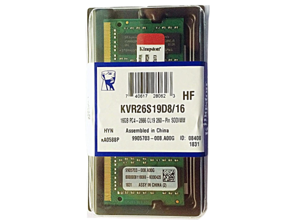 Kingston DDR4 2666 16GB (NoteBook)