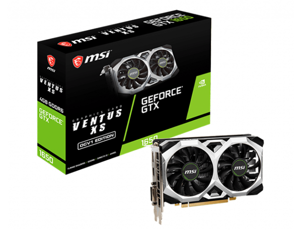 MSI GeForce GTX 1650 D6 VENTUS XS OCV1