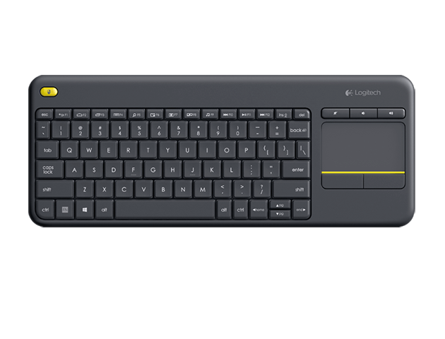 Logitech K400 Plus TV Wireless Touch Keyboard-Dark