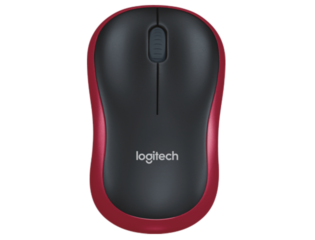 Logitech Wireless Mouse M185-Red