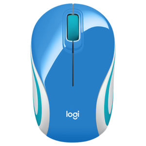 Logitech Wireless Mini Mouse M187-Blue
