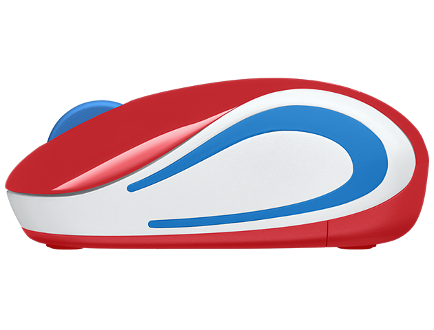 Logitech Wireless Mini Mouse M187-Red - Image 4