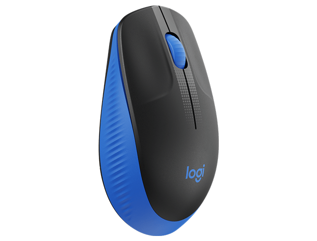 Logitech Wireless Mouse M190-Blue - Image 2