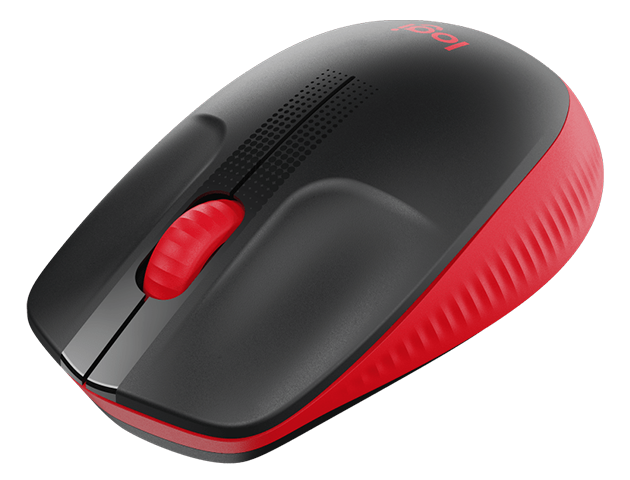 Logitech Wireless Mouse M190-Red - Image 2