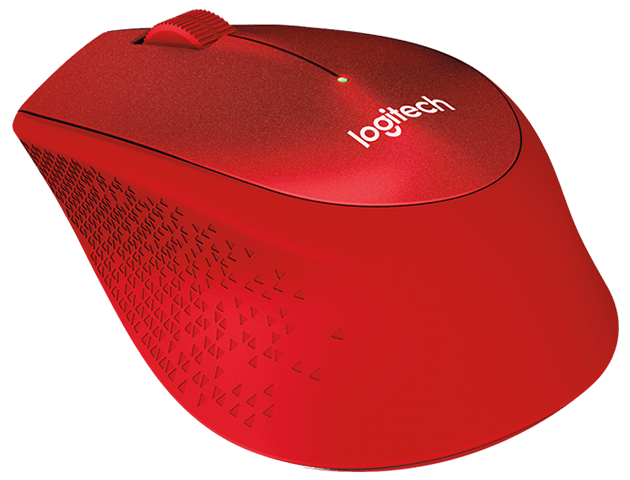 Logitech Wireless Mouse M331 Silent Plus-Red - Image 2