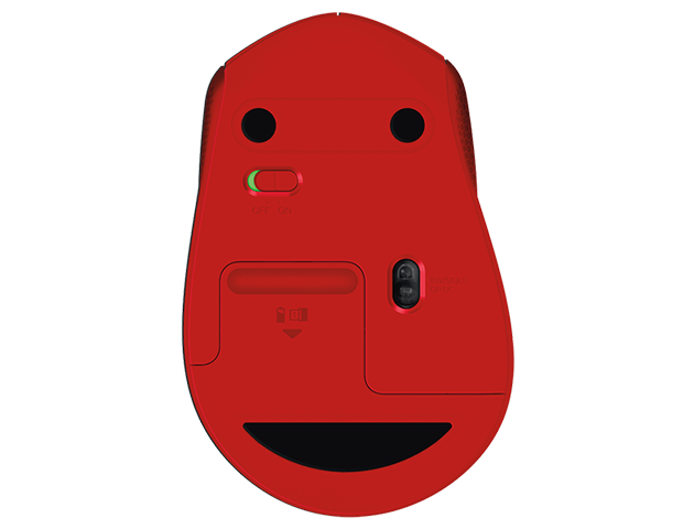 Logitech Wireless Mouse M331 Silent Plus-Red - Image 5