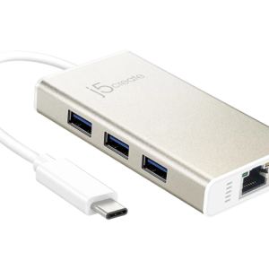 JCH471 USB Type-C Gigabit Ethernet & USB3.0 Hub Multi-Adapter