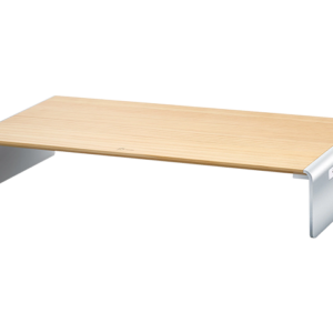 JCT425 Wood Monitor Stand with Docking Station