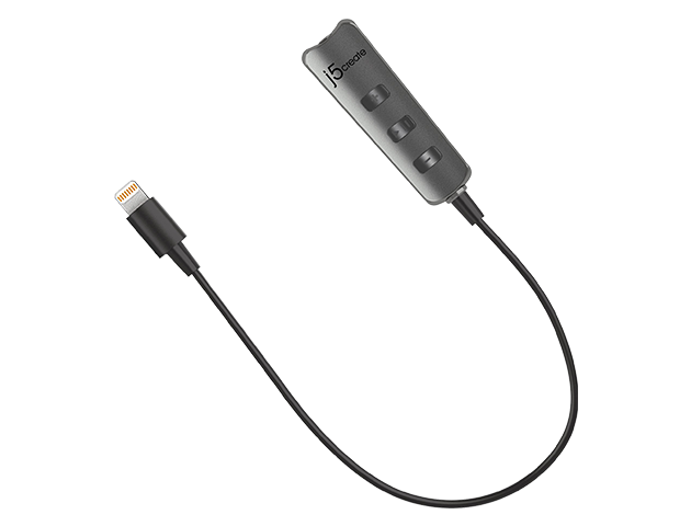 JLA160B Lightning to Headphone Adapter with HQ Amplifier