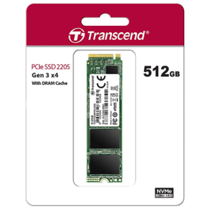 Transcend PCIe M.2 SSD MTE220S 512GB