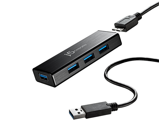 JUH340N 4-Port USB 3.0 Mini Hub